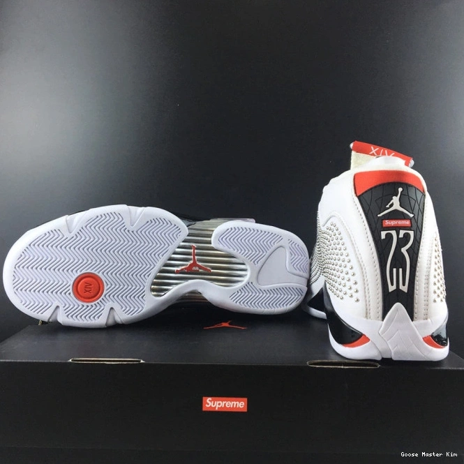 BV7630-106 Retro Air Jordan 14 White 0712